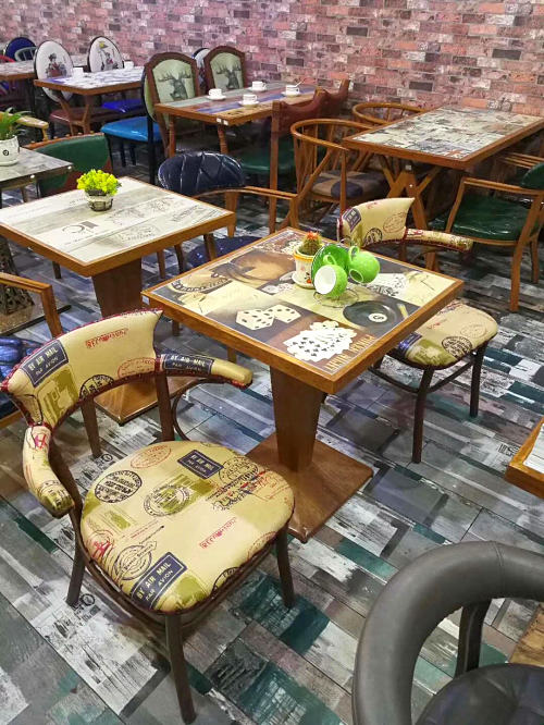 主题餐厅桌椅-15